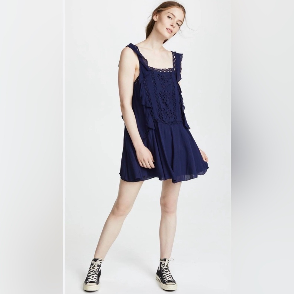 Free People FP One Priscilla Embroidered Dress